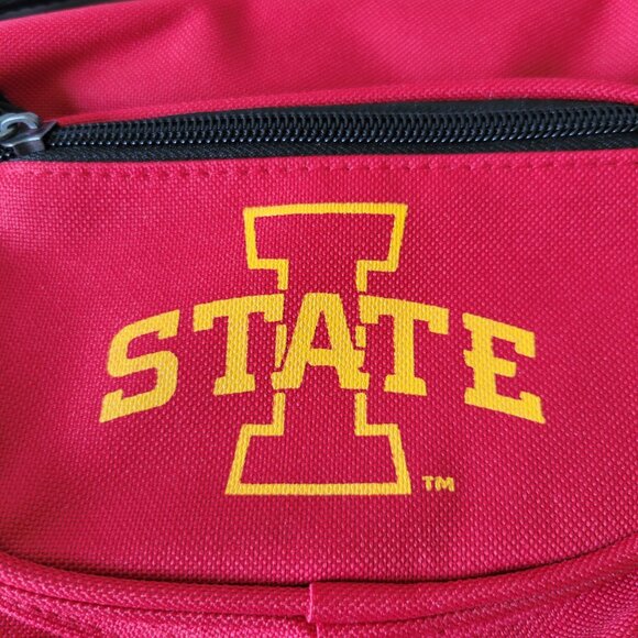 Iowa State University NCAA Fanny Pack. Three zipper sections. ISU Cyclones. NWOT - Picture 2 of 8